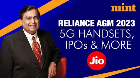 Reliance Agm Live Jio Ipo Date G Devices What To Expect