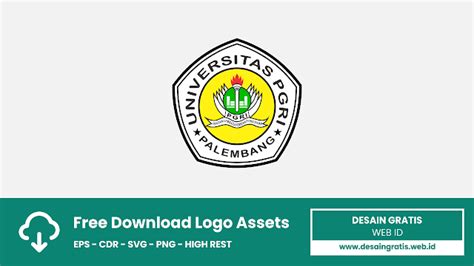 Logo Universitas Pgri Palembang Format Vector Cdr Ai Eps Svg Png Hd