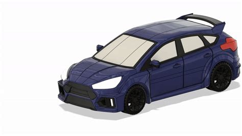 Archivo 3d Ford Focus Rs 2016 🚙 ・idea De Impresión 3d Para Descargar・cults