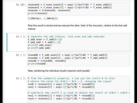 Dip Fourier Transform Fast Fourier Transform Implementation