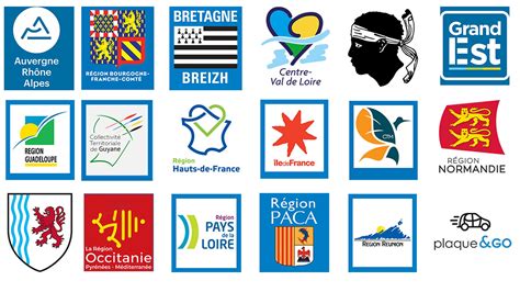 Quel Logo De Région Pour Sa Plaque D Immatriculation Blog Plaqueandgo