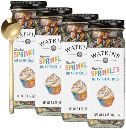 Amazon Watkins Rainbow Decorating Sprinkles 3 4 Oz All Natural