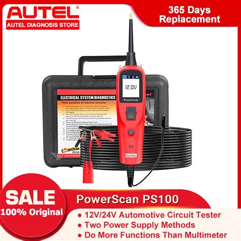 Autel Testeur De Circuit Automobile Powerscan Ps Kit De Sonde De