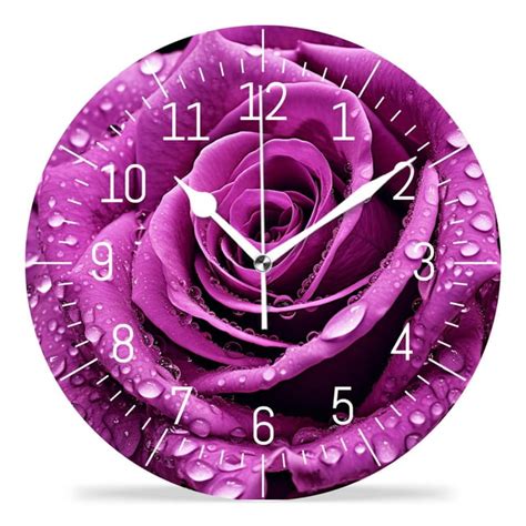 14 Inch Wall Clock Battery Operated Silent Clock Decorative For Office Kitchen Outdoor Living