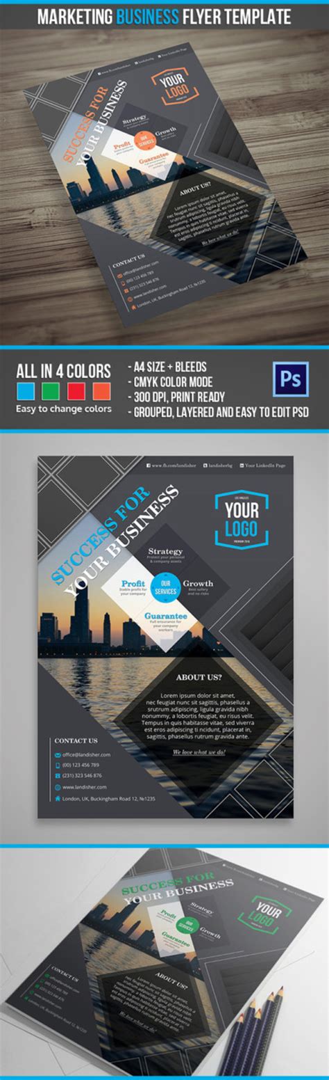 Marketing Business Flyer PSD Template Corporate, Conference, Event ...