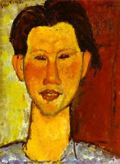 Modigliani Amadeo Portrait Of Chaim Soutine Chaim