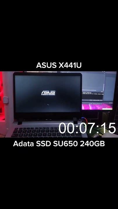 Asus X441u Adata Ssd Su650 240gb Laptop Youtube