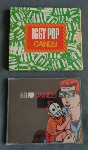 Iggy Pop Candy Cd Maxi Single With Box 3 Tr 1990 Uk Vuscd 29 Vi In