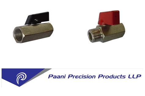 Brass Mini Ball Valve Paani Precision Products Llp