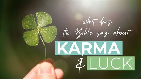 What Does God Say About Karma Luck Galatians Youtube