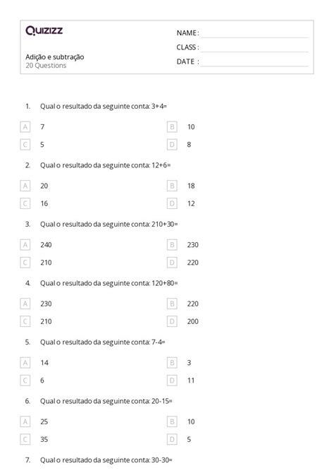 Problemas de Matemática do 4º Ano Multiplicação e Divisão verloop io