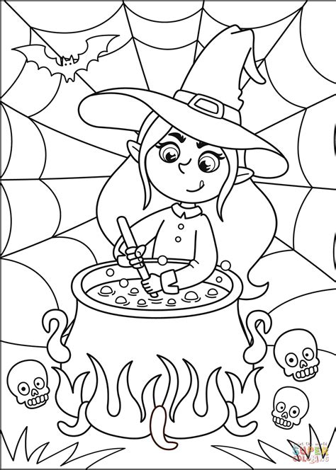 Pinterest Witch Coloring Pages Halloween Coloring Sheets Halloween