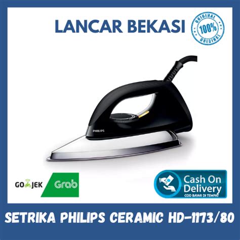 Jual Setrika Philips Ceramic Hd Black Garansi Resmi Original