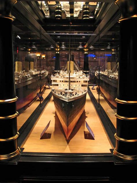 Download Front Photo Of Model Rms Titanic Museum Wallpaper | Wallpapers.com