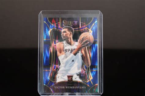 2023 24 Select Victor Wembanyama Mezzanine Blue Flash RC 99 EBay