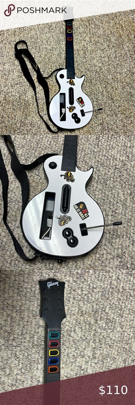 GUITAR HERO Nintendo Wii Gibson Les Paul Controller Strap Model No