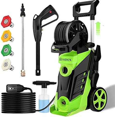 Homdox Pressure Washer 1 7GPM Electric Pressure Washer 1800W High