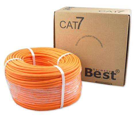 CAT 7 Verlegekabel BEST Gigabit Netzwerkkabel KUPFER Lan 1000Mhz S FTP