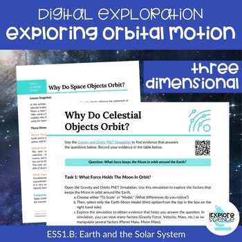 Orbital Motion, Gravity & Earth’s Moon - Simulation Exploration & CER