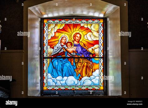 A Stained Glass Window In The Basilica Minore Del Santo Nino Cebu City