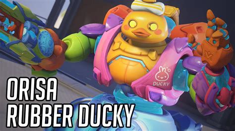 Orisa Rubber Ducky Skin Showcase Overwatch 2 Youtube