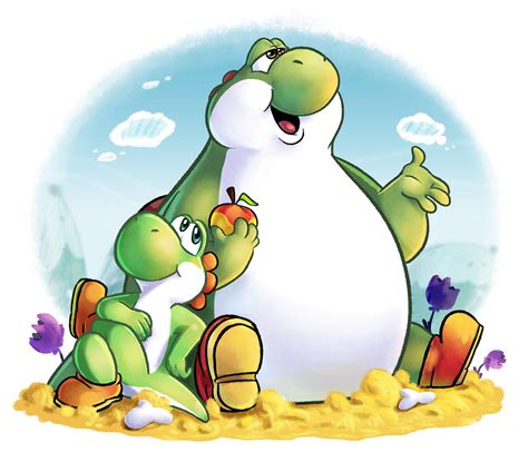 Super Mario The Legend Of Beeg Yoshi By Francoisl Artblog On Deviantart