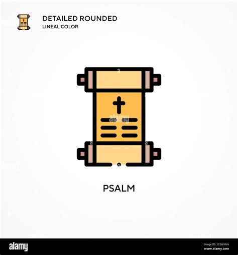 Psalm Vector Icon Modern Vector Illustration Concepts Easy To Edit