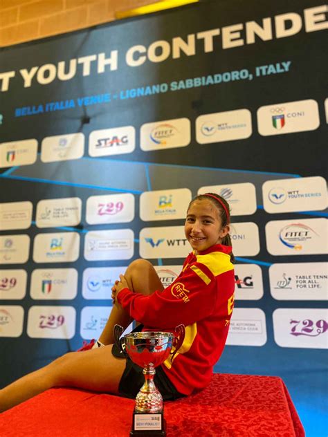 Eloisa Barreda Logra El Bronce En El WTT Youth Contender Lignano RFETM