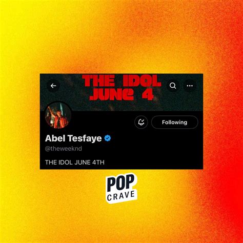 Pop Crave On Twitter The Weeknd Is Now Using His Legal Name Abel