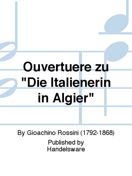 Ouvertüre zu Italienerin in Algier by Gioachino Rossini Flute