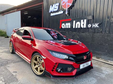 Honda Civic Type R Aftermarket Anne Black