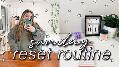 Sunday Reset Routine How I Get My Life Together Productive Day In