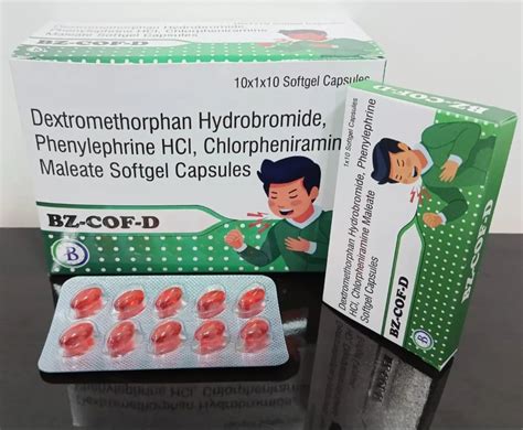 Dextromethorphan Hbr Phenylephrine Hydrochloride And Chlorpheniramine