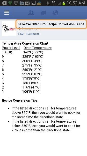 Conversion Chart For Convection Oven Temperatures Minga