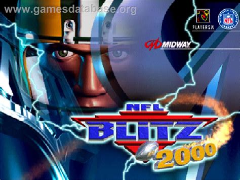 Nfl Blitz 2000 Nintendo N64 Artwork Title Screen