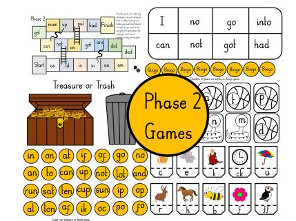 Phase 2 Phonics Games | Teaching Resources