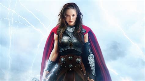 Natalie Portman As Lady Thor K Hd Superheroes Wallpapers Hd