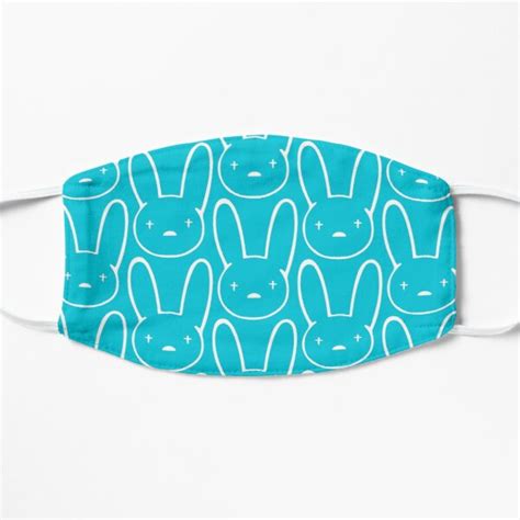 Bad Bunny Face Masks - Bad Bunny Face Mask Flat Mask RB3107 | Bad Bunny ...