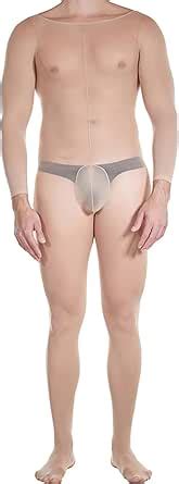 Amazon Htruiya Sexy Bodystocking Mens Lingerie Full Body Stocking Thin Matte Mens Bodysuit