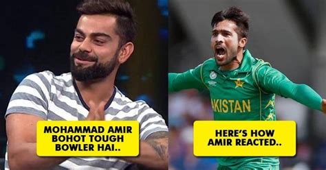 Mohammad Amir And Virat Kohli Rvcj Media