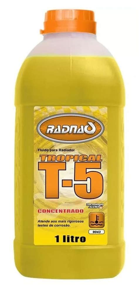 Aditivo P Radiador Conc Amarelo T5 Tropical 1000 Ml Radnaq