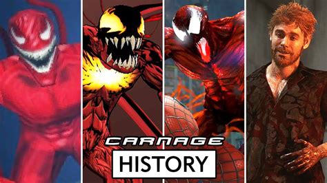 History Of Carnage In Spider Man Games Youtube