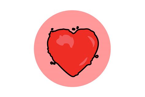 Valentine Icon Heart Fill Outline Graphic By Hujanasam Studio