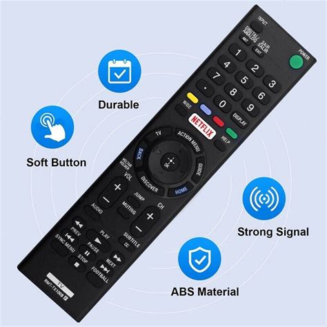 Replace TX100B Remote Control For LED LCD 4K 55W6500 XBR 55X855C3876