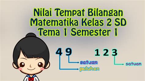 Mengenal Nilai Tempat Bilangan Bilangan Ratusan Youtube