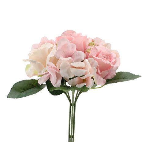 Artificial Rose And Hydrangea Bouquet Artificial Flower Factory