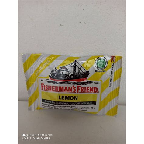 Jual PERMEN FISHERMAN S FRIEND RASA LEMON Shopee Indonesia