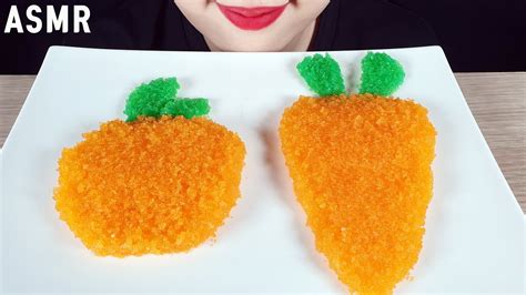 Asmr Tobiko Eggs Orange Carrot Plate Flying Fish Roe 날치알 먹방 Eating