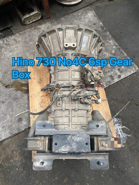 Hino 730 3 Ton 6 Speed Gear Box Lorry Spare Parts Halfcut Engine Gearbox Malaysia