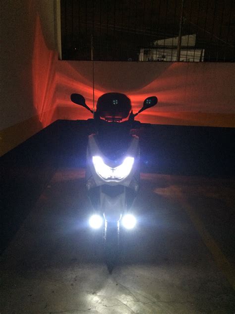 Par Farol Led Milha Moto Scooter Nmax Pcx Sh Citycom R Em